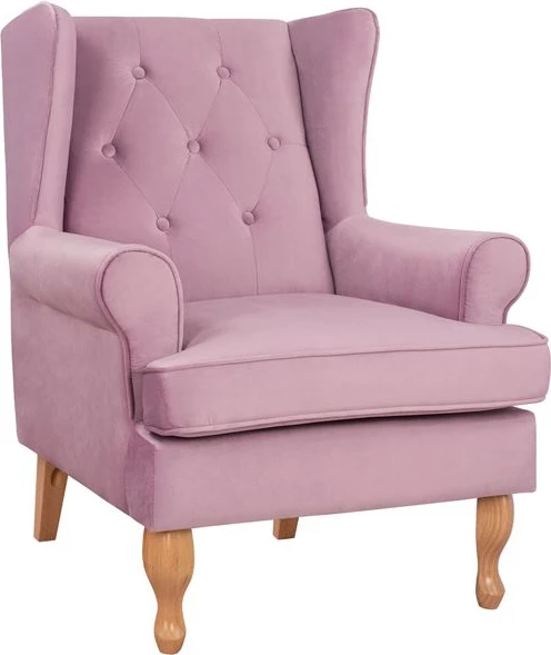 Karrige Brandon, ngjyrë livando, kadife, 81x83x101 cm, FH3073.12