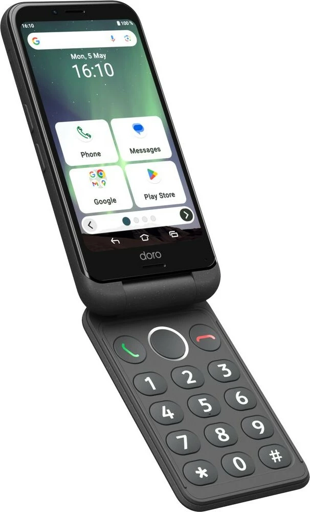 Celular Doro Aurora A20, stacion karikimi wireless, graphit