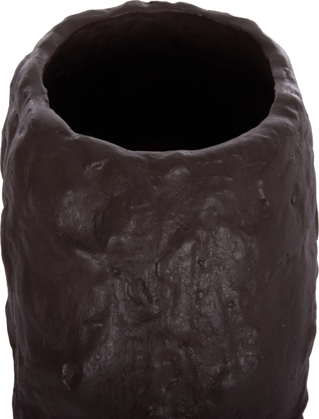 Vazo dekorative tavoline NAMENTIS, terrakotë, ngjyrë çokollate, FH4673.07S, 22x13x28cm