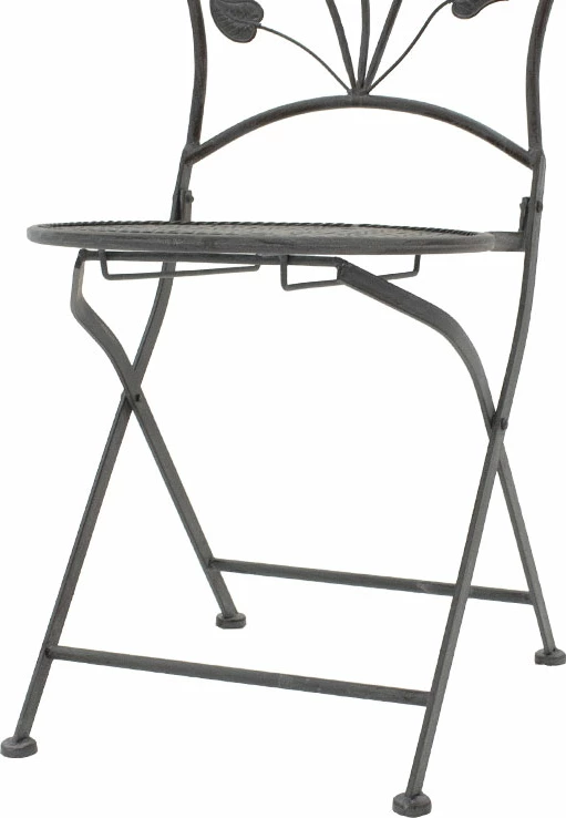 Set tavoline me karrige 3 copë Abriel metal antik antracit