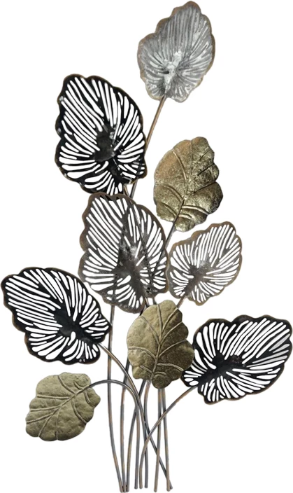 Dekor muri Irida Inart metal shumëngjyrësh 55.2x2.5x92.1cm