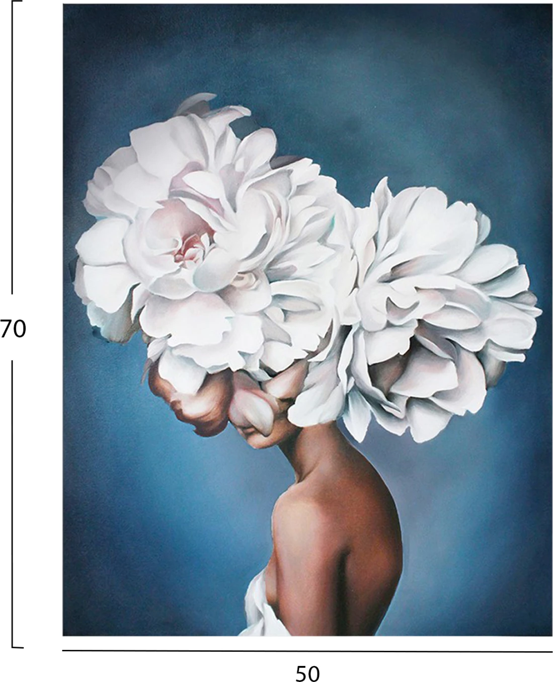 Pikturë muri GOBI FH4767, kanavacë e printuar, 50x3x70cm