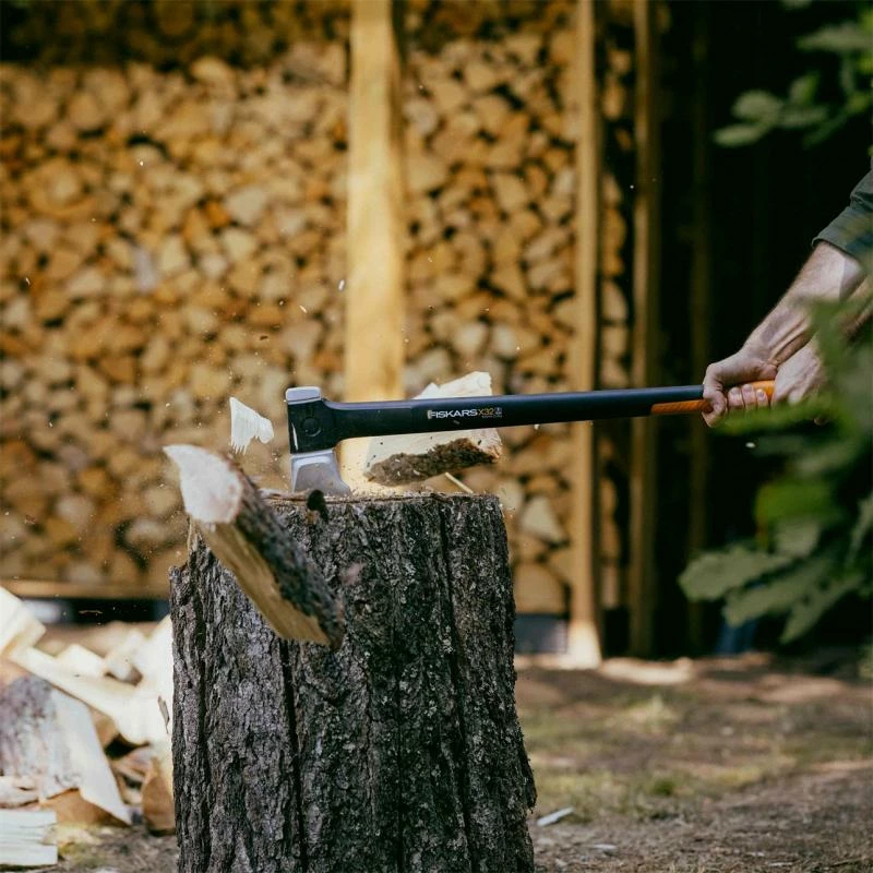 Sëpatë ndarëse, Fiskars X-Series X32 820mm, e zezë/portokalli