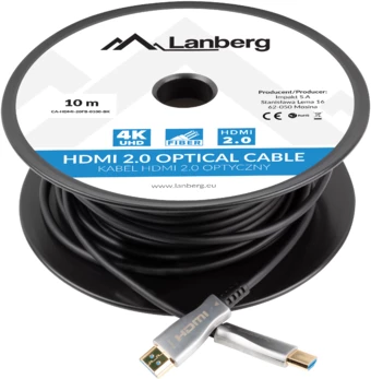 Kabllo HDMI Lanberg, V2.0, 10M, e zezë