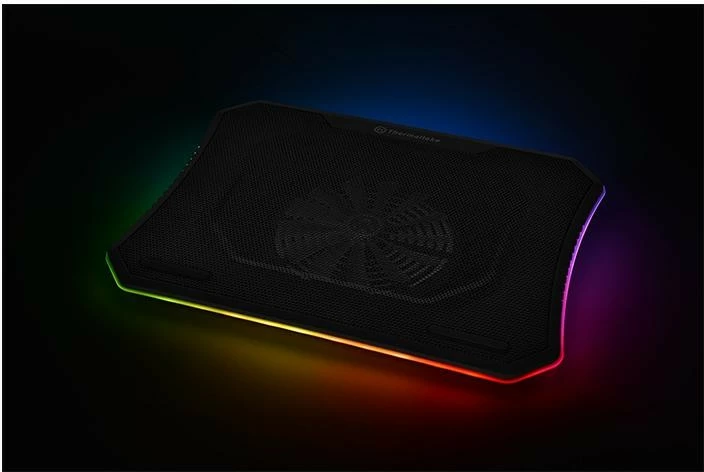 Kasë ftohëse Thermaltake Massive 20 RGB, CL-N014-PL20SW-A, për laptop 10-19", e zezë