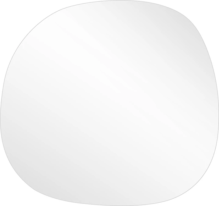 Pasqyrë pa kornizë, e zezë, 49x1.2x52cm