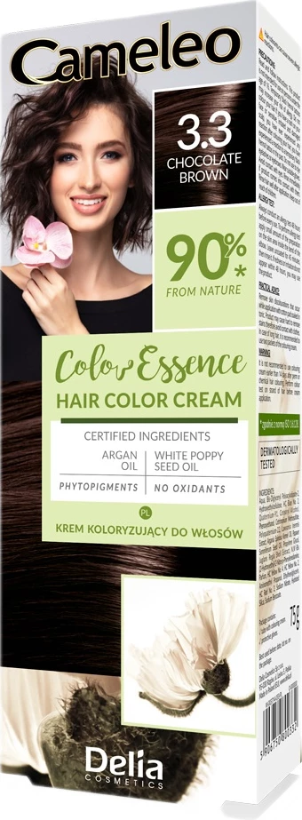 Krem për ngjyrosje flokësh Cameleo Color Essence 3.3 Chocolate Brown për femra 75g