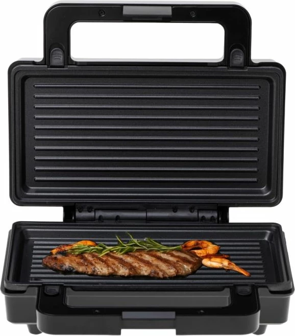 toster/sanduiç-maker ADLER AD3073 1400W 2-në-1 me pllaka ndërruese, i zi