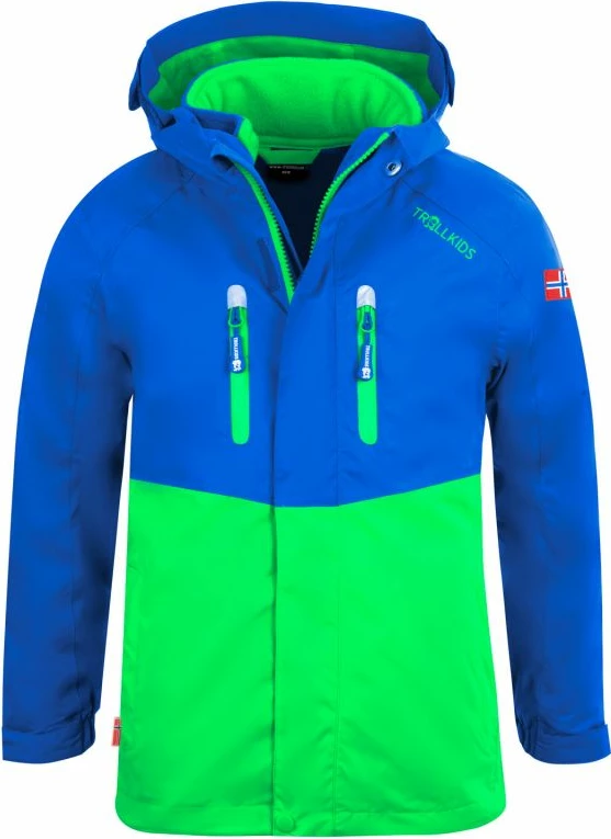 Jakne për fëmijë Trollkids, e gjelbër