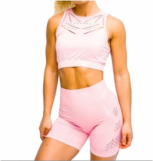 Top sportiv GymHero, për femra, rozë