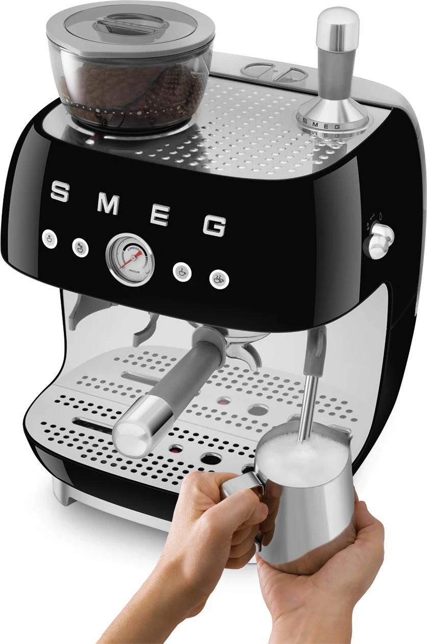 Aparat i kafes espresso SMEG EGF03BLEU, i zi