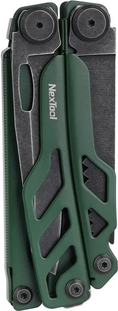 Multitool NexTool FLAGSHIP Pro NE20278, 16 funksione, me mbështjellës rripi, Gjelbër