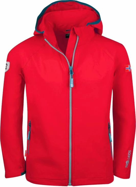 Jakne për fëmijë Trollkids, e kuqe