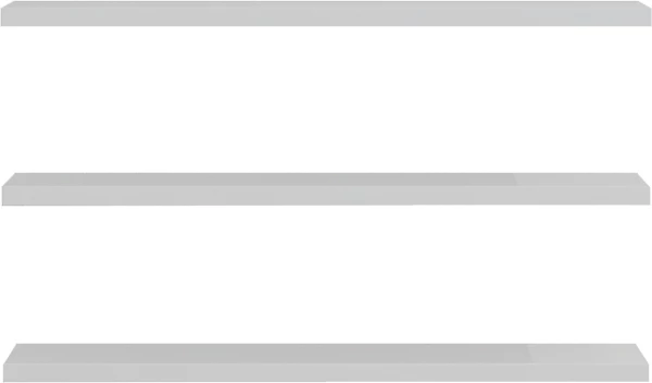 Raft muri, ngjyrë e bardhë, 60x14.5x1.8cm