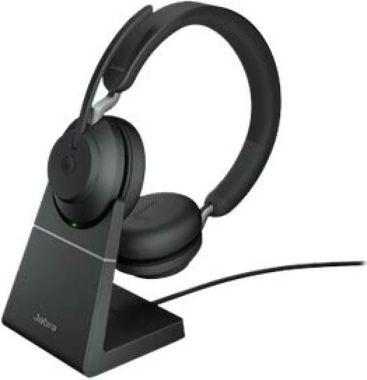 Kufje Jabra Evolve2 65 MS Stereo 26599-999-989, reach 30m, kabllo 1m, e zezë
