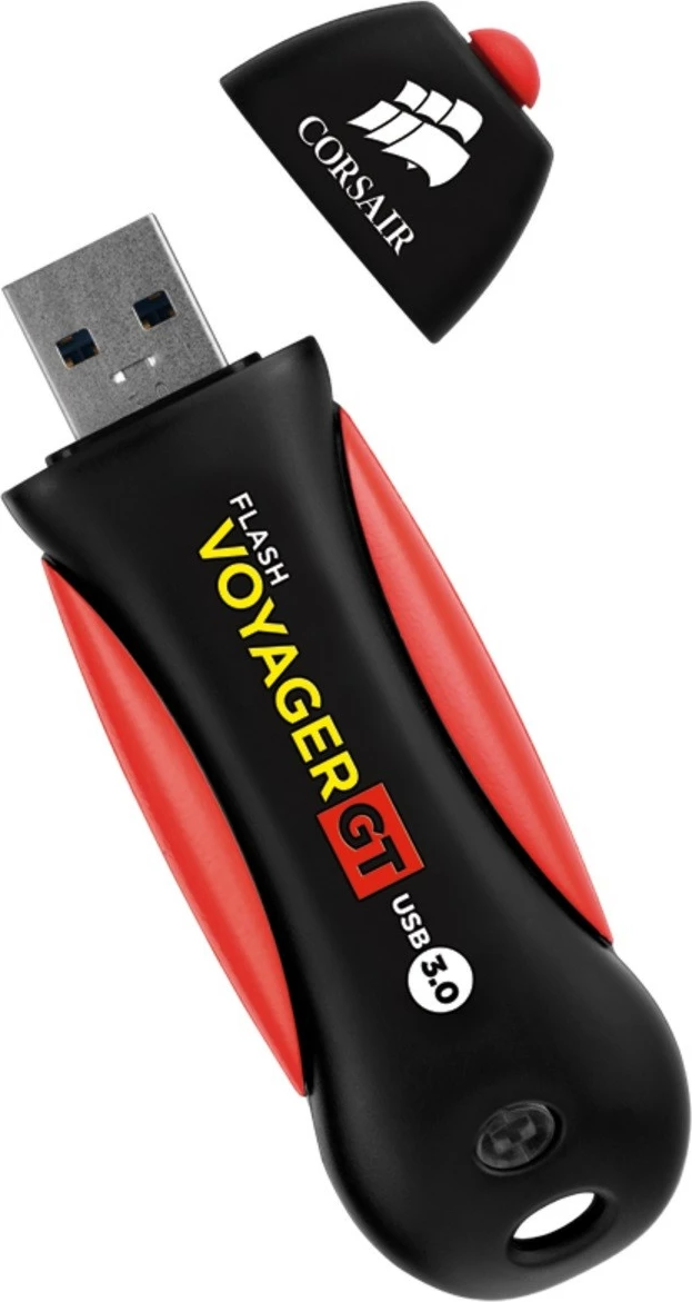 Pendrive Corsair Flash Voyager GT 256GB, USB 3.0, E zezë/E kuqe
