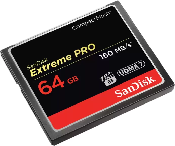 Kartelë memorie CompactFlash SanDisk Extreme PRO SDCFXPS-064G-X46 64GB UDMA 7 VPG-65 160/150MB/s