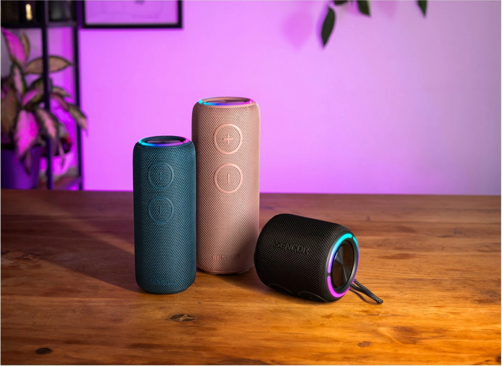 Altoparlant Bluetooth Sencor SIRIUS 2, 20W, LED, TWS, i zi