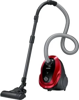 Fshesë elektrike cilindrike Samsung VC07M25E0WR/GE, 2.5L, pa qese, 750W, e kuqe/zezë