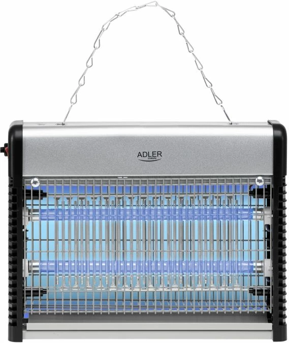 llambë insektesh ADLER AD7940 LED 9W, 2200V, deri 150 m², argjend/zezë, me zinxhir varëse