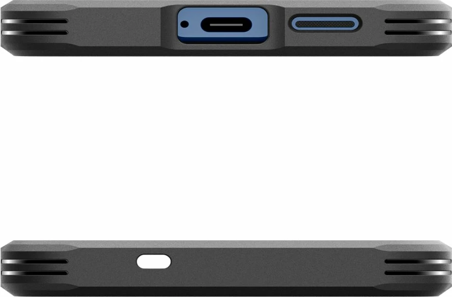 Mbështjellës Spigen Tough Armor MagSafe për Samsung Galaxy S25, zi