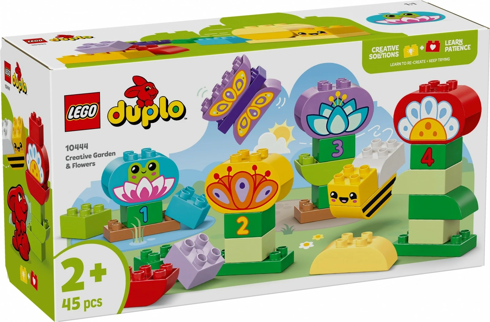 Set ndërtimi LEGO DUPLO 10444 Creative Garden and Flowers, 45 pjesë, shumëngjyrëshe