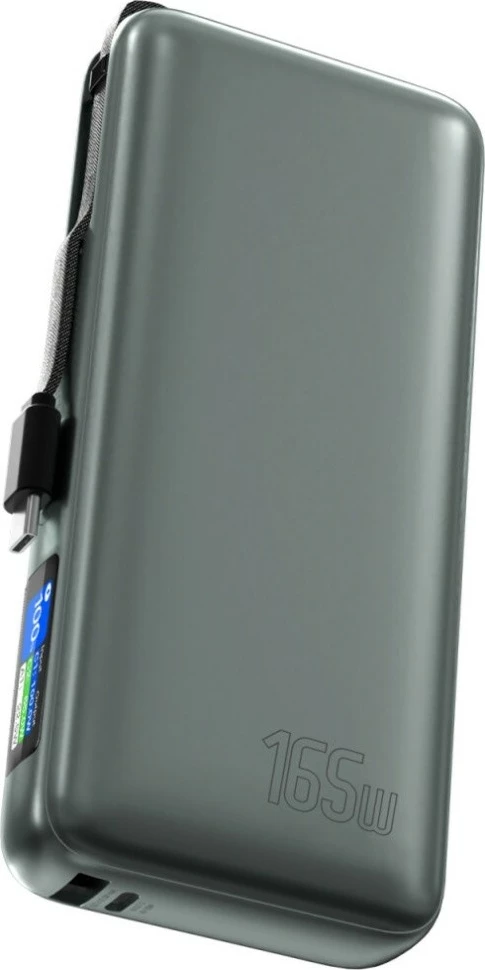 Powerbank 4smarts Enterprise 4SM000011 20000mAh 165W me kabëll USB-C të integruar LCD gri