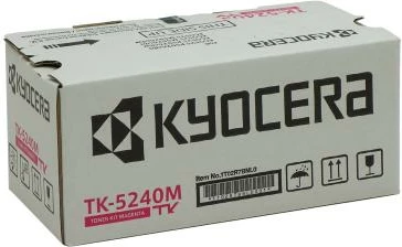 Toner, Kyocera TK-5240M (1T02R7BNL0) rendiment 2,400–4,400 faqe magenta