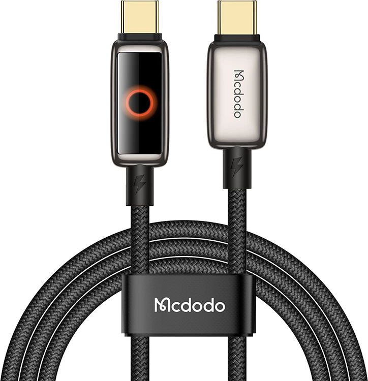 Kabllo USB-C në USB-C Mcdodo CA-6680, 1.2m, e zezë
