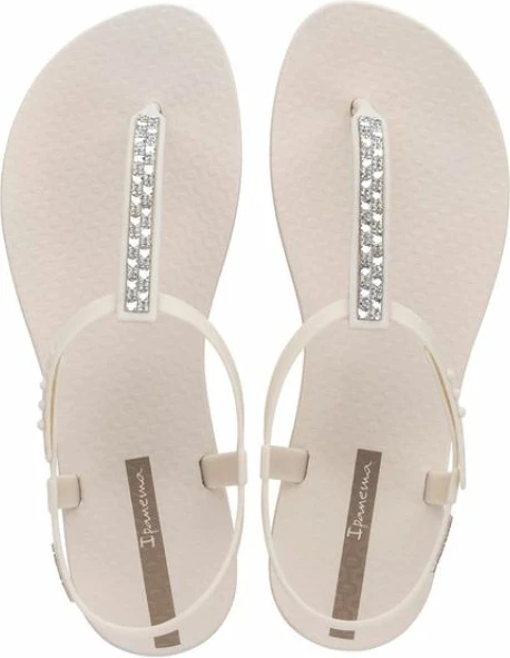 Sandale flip-flop për femra Ipanema, bezhë