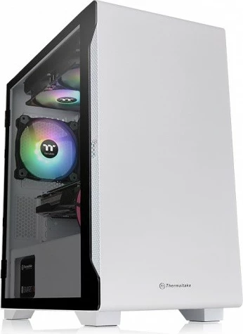 Kasë Thermaltake S100 Tempered Glass, Micro Tower, e bardhë