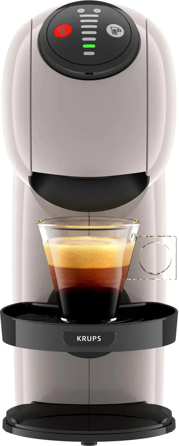 Aparat kafeje kapsulor, Krups, Genio S KP243AF0, 15 bar, rregullim sasie/XL, taupe