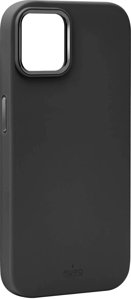 Mbështjellës Puro Icon Mag Pro MagSafe për iPhone 15, silikon, zi