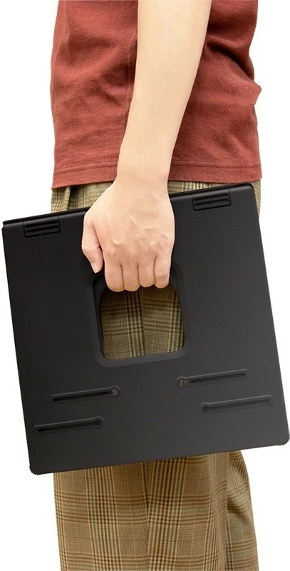 Mbajtës laptopi LogiLink AA0133 me mbajtës për smartphone, i zi