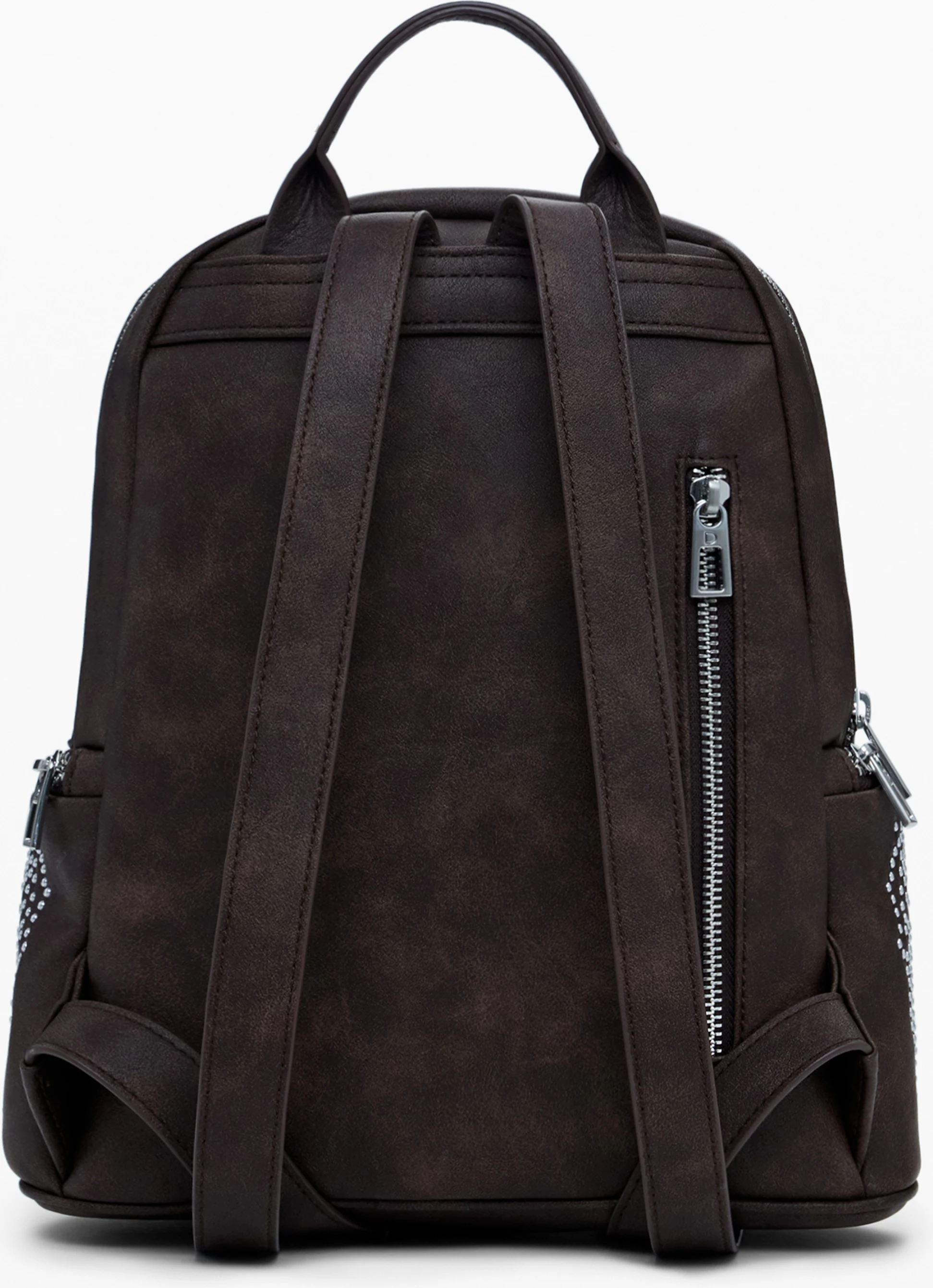 Çantë shpine për femra DESIGUAL Poker Face Chester Mini, kafe