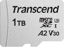 Kartelë memorie Transcend USD300S 1TB MicroSDXC A2 U3 V30 argjend