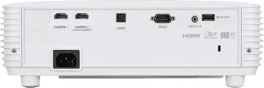 Projektor Acer H6830BD, UHD 4K, 4000 ANSI lumens, i bardhë