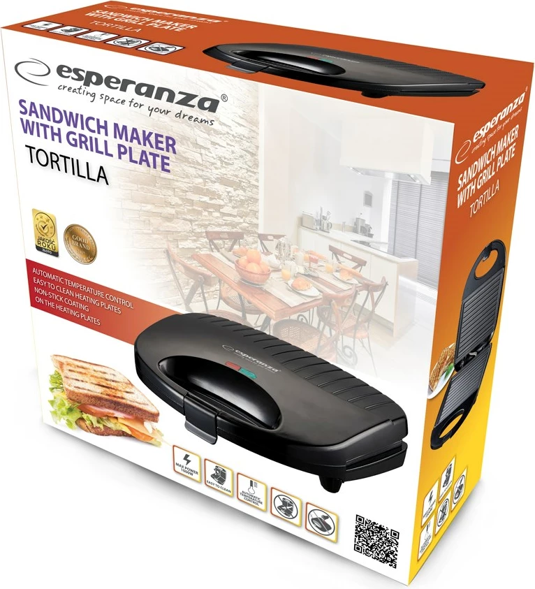 Toster Esperanza EKT009, 1000W, i zi