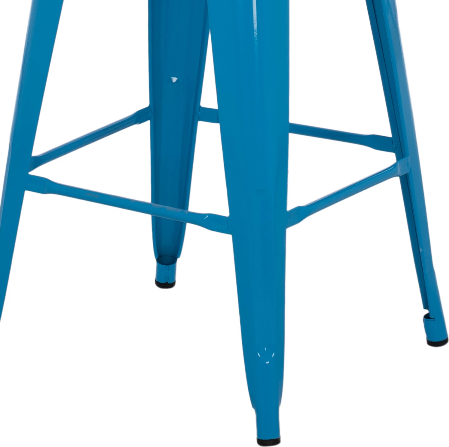 Karrige për bar metalike, mesatare, FH8573.08, Melita, ngjyrë blu, 43x43x67 cm