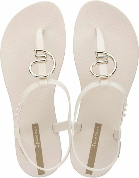 Sandale për femra Ipanema, bezhë me ari