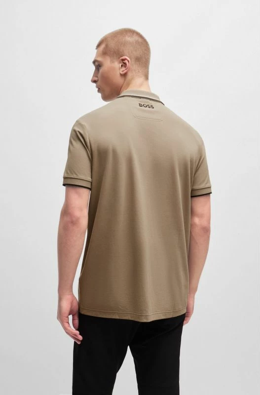 Maicë polo Boss për meshkuj, bezhë