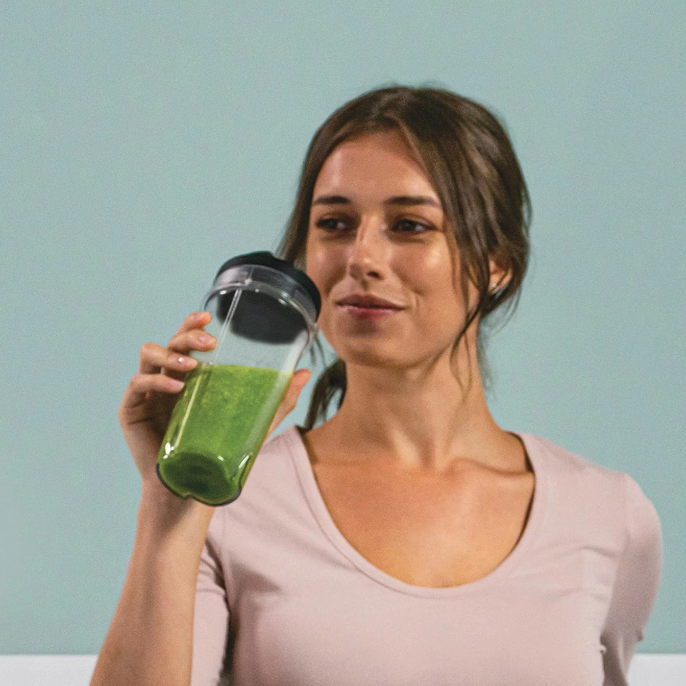 Blender tavoline Ninja QB3001, 0.47 L, 700 W, Ngjyrë e zezë, Argjend