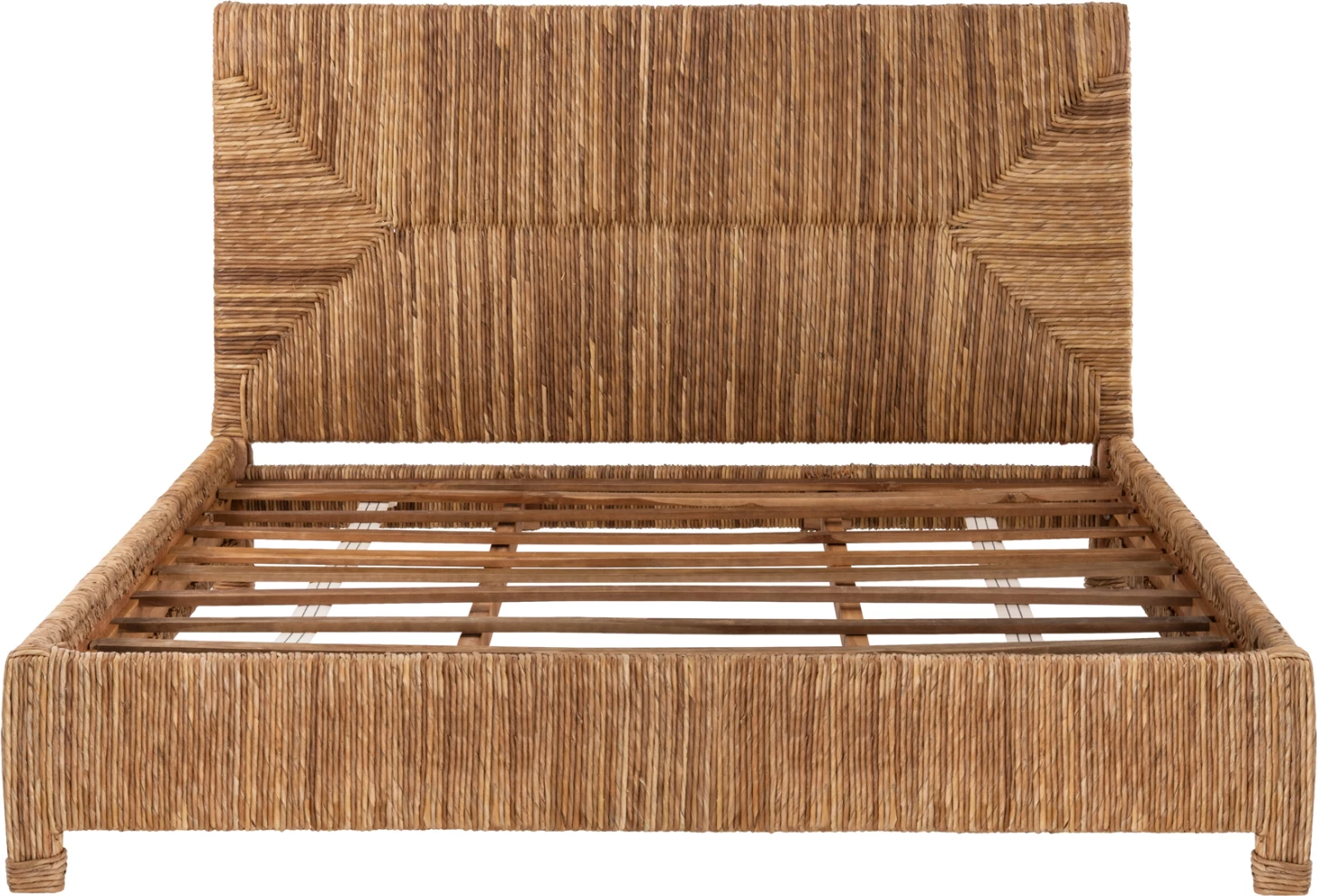 Krevat THAW FH672, dru tik, gjethe banane, 180x200 cm