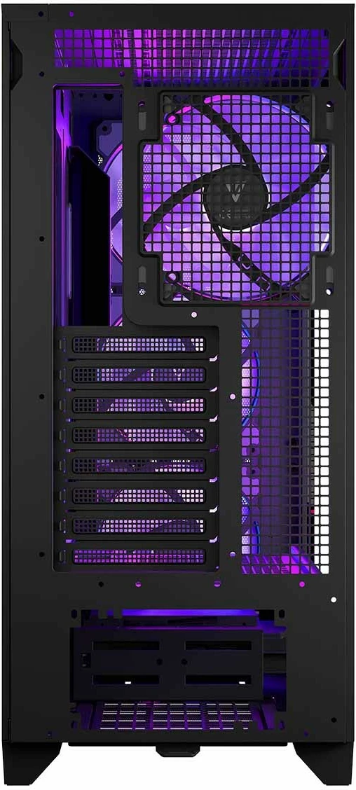 Kasë MODECOM Volcano Perun Apex ARGB Midi, e zezë