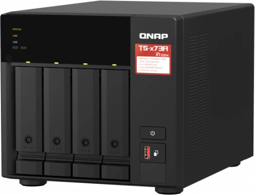 Server NAS QNAP TS-473A-8G, 4-bay, 8GB RAM, 2x 2.5GbE, i zi