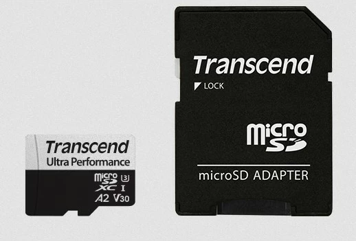 MicroSDXC kartelë Transcend 340S 64GB, Class 10, UHS-I, me adapter, e zezë
