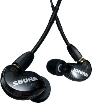 Kufje Shure AONIC 215, me kabllo 3.5mm, të zeza