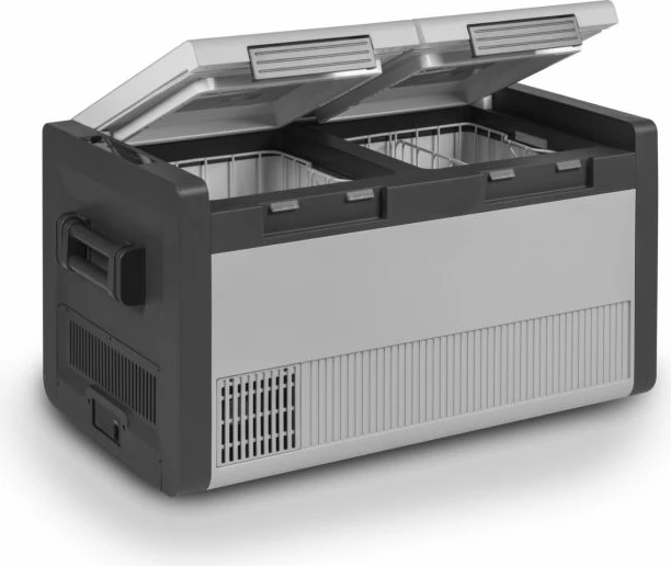 Frigorifer portativ me kompresor BRUNNER Polarys Criomaster HPI 73 73L Dual Zone 12/24V DC & 230V AC gri