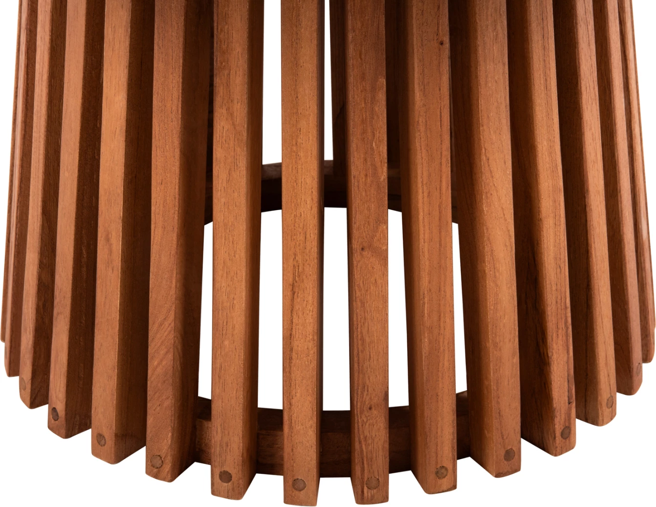 Tavolinë kafeje e rrumbullakët FRANTZ FH9523.11 dru MINDI i fortë, ngjyrë natyrale, Φ100X45H cm