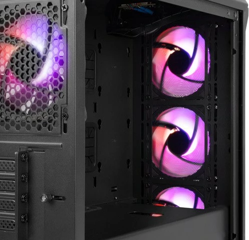 Kasë Genesis Irid 503 V2 Micro Tower me ARGB, USB 3.0, e zezë